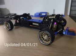 iDrift rc drift chassis , the 3d printed drift car