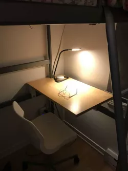 Ikea Malm Svarta Desk
