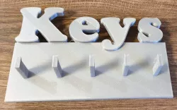 Key holder with wall mount