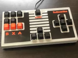 Keyboard style Super Smash Brothers controller