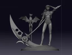 Luna, Nova & Schroedinger Figurine Garage-Kit 1/8 Scale
