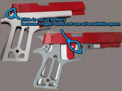 M1911 Rubber Band Gun 3Pin Improvements Bundle