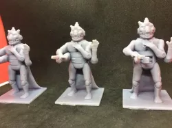 Metal Warforged Clockwork Sorcerer