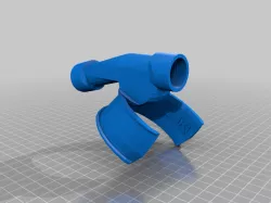 Mini VR Gunstock for Oculus Quest 2 based on Sanlaki design