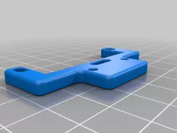 Mounting Plate for dc42's IR Probe For Coreception (Elf) 3D Printer