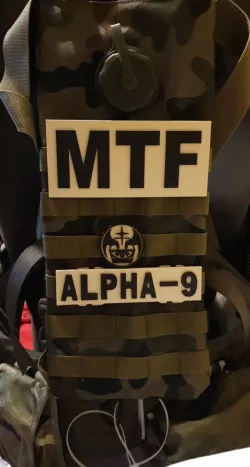 MTF ALPHA-9 MOLLE badge