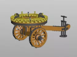 Nartov multi-barrel mortar