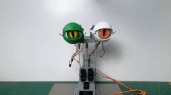 Neck mechanism for animatronics and puppets