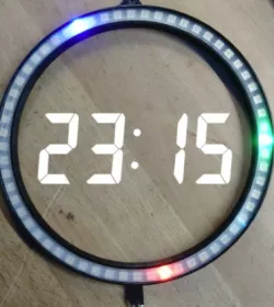 Neopixel 60 Ring WS2812B LED Clock