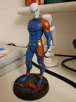 Ninja Gray Fox Stand with Revolver Ocelot cut off hand By Chris Vian