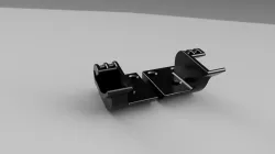 Opel Corsa-B and Tigra-A rear Parcel Shelf Bearing Clip (GM 90388235, GM 90388236)