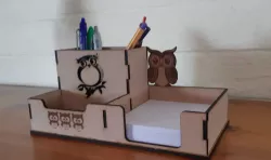 Owl desk organiser