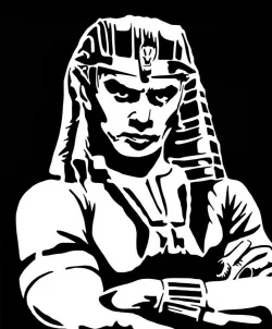 Pharaoh stencil