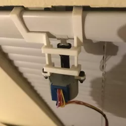 Remix of Cyberzoid's Window Blind Stepper Mount