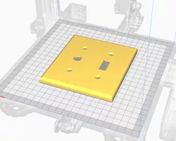 Rotary Dimmer Toggle Faceplate