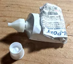 Screw-On Nozzle for Sil-Poxy Silicone Adhesive (Smooth On)
