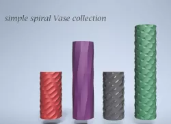 simple spiral vase collection