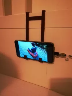 Smartphone holder Hemnes Ikea bed