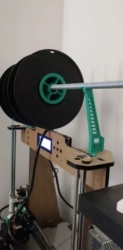 Spool holder (complement for anet a8 filament support by huchaji)