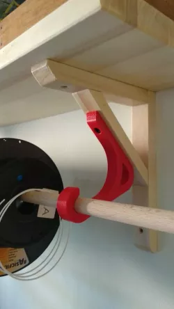 Squad for filament rack