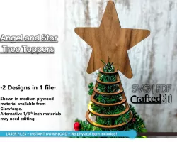 Star and Angel Tree toppers