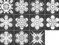 Star Wars Snowflakes by Anthony Herrera - 2016