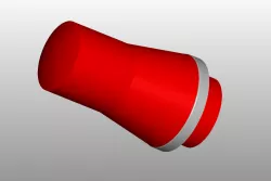 Tail beacon cover Jet Ranger 600/700