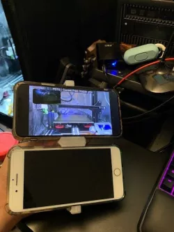 The Gaming System - Adjustable dual phone/console holder