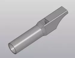 Tin whistle mouthpiece for Feadog Ali 