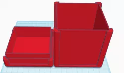 Toploader Card Game Showcase & Storage 90mmx90mm 