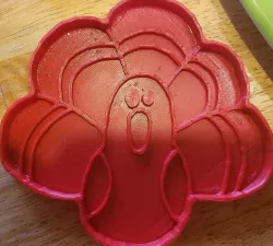 Turkey cookie cutter and rolling pin guides