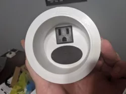 TV cord through wall