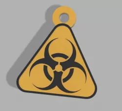 Various hazard keychains