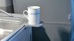 VW California T5  cup stand