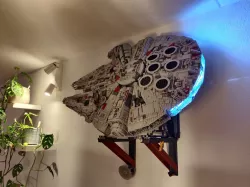 Wall mount for Lego Millennium Falcon