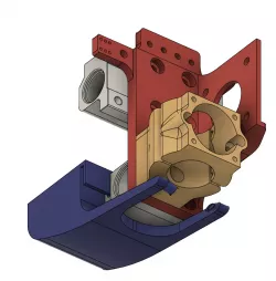 Wanhao I3 / Cocoon Create - BMG Dual Gear Extruder Upgrade