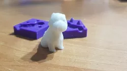Westie silicone mold