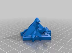 Wolf School Medallion Magnet