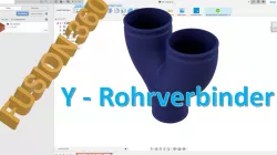Y Pipe Connector