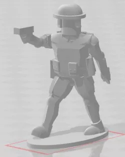 1-100 British 8th Army Infantry Advancing
