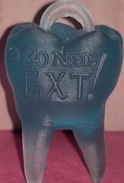 "2020 Needs EXT" Tooth Ornament