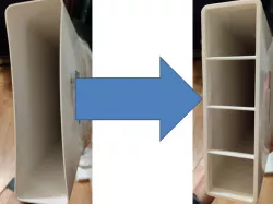 204x60 venting channel inlet straightener