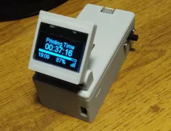 3D Printer Monitor for OctoPrint node MCU 8266 18650