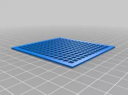 4mm Squares stencil