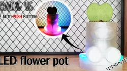 among us led flower pot