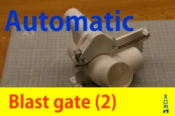 Automatic blast gate