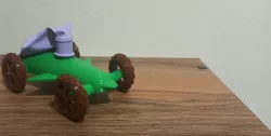 Balloon Powered car  Experiment  remix