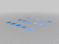 Bed Leveling - 15 Squares