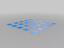 Bed Leveling - 25 Squares