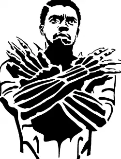  Black Panther stencil 4